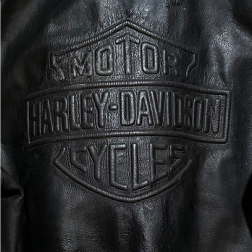 Men’s extra large, leather, Harley, Davidson, motorcycle jacket
